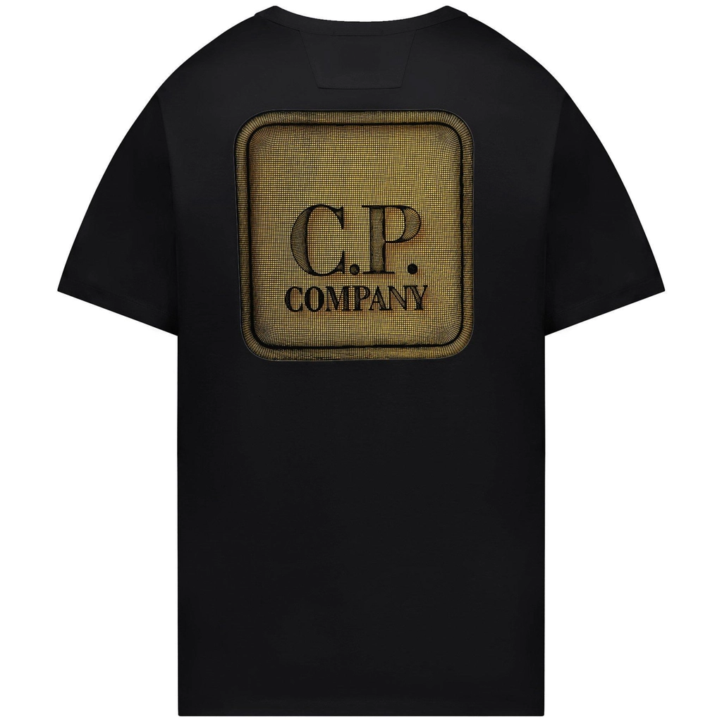 CP Company Mercerized Graphic T Shirt - Black 999